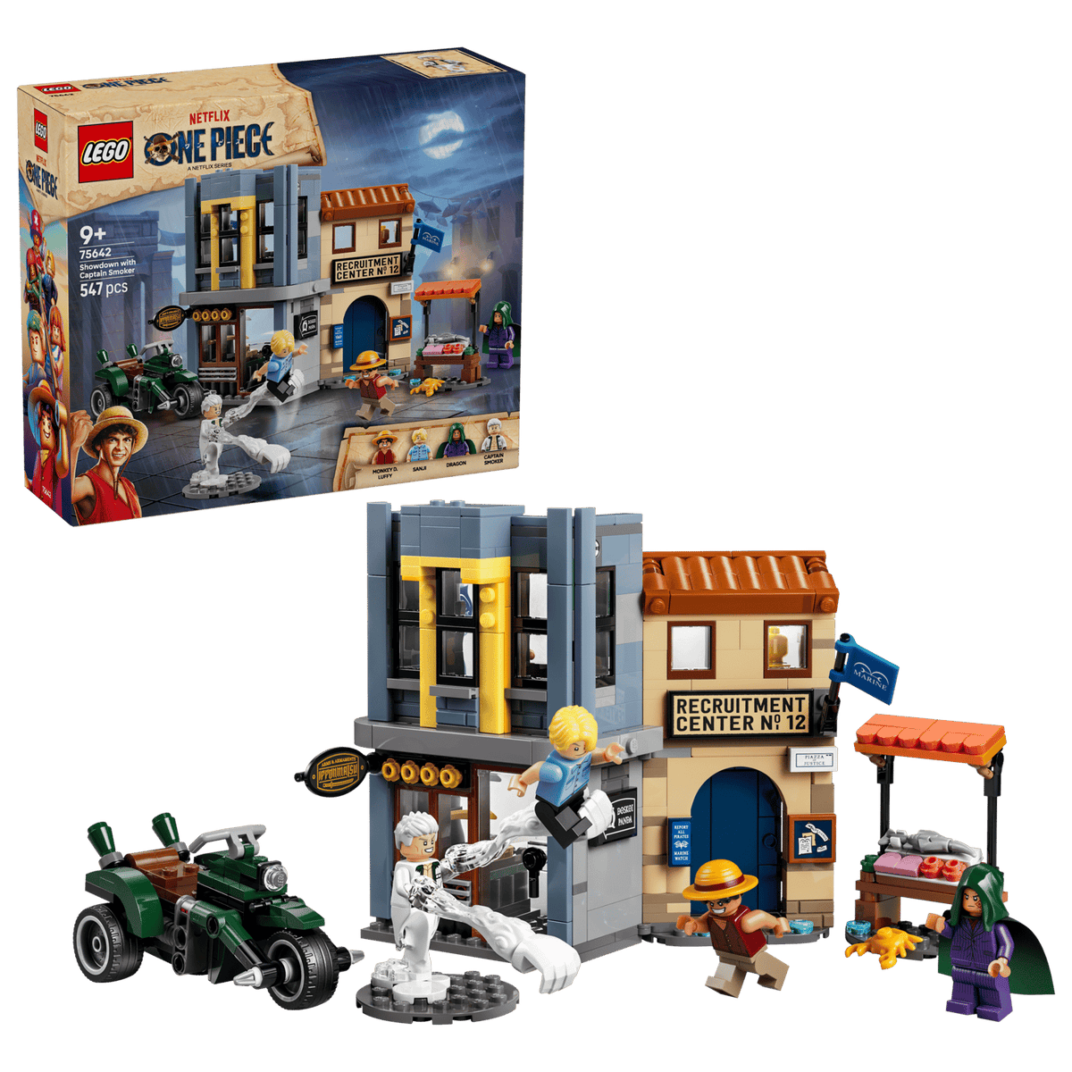 75642 Lego One Piece Resa dei conti con Capitano Smoker