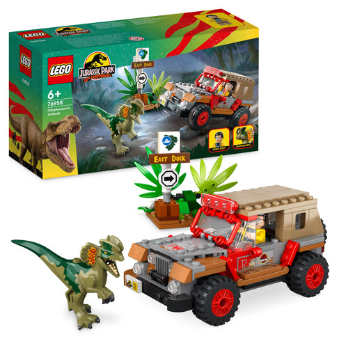 76958 LEGO Jurassic World  Lagguato del Dilofosauro