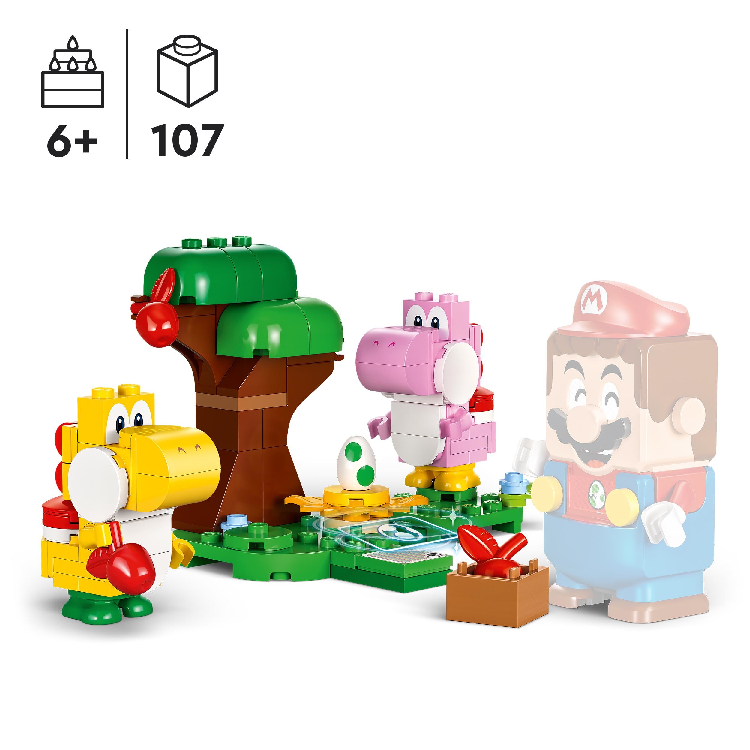 71428 LEGO Super Mario Pack di espansione Yoshi nella foresta fuovolosa