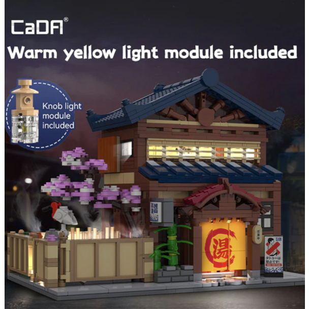 DBLC66012W Cada - Japanese Bathhouse -costruzioni mattoncini 1249 pcs