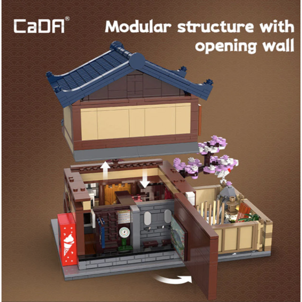 DBLC66012W Cada - Japanese Bathhouse -costruzioni mattoncini 1249 pcs