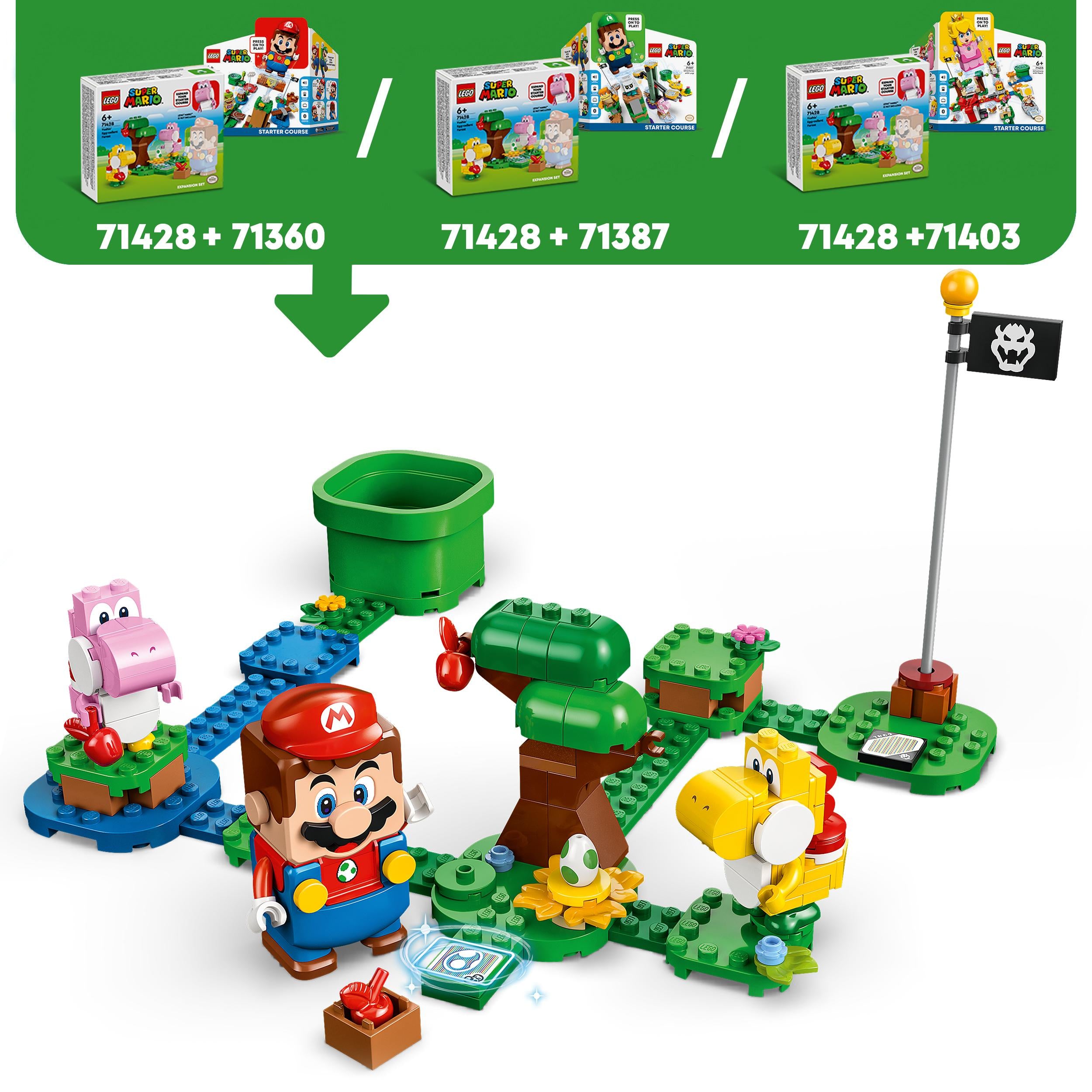 71428 LEGO Super Mario Pack di espansione Yoshi nella foresta fuovolosa