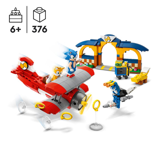 76991 LEGO Sonic Laboratorio di Tails e Aereo Tornado