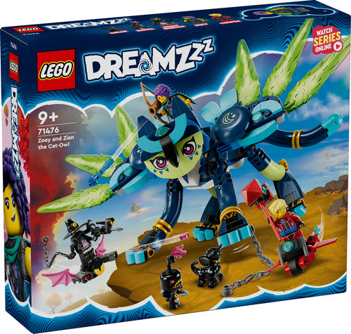 71476 LEGO DREAMZzz Zoey e Zian, il gatto-gufo