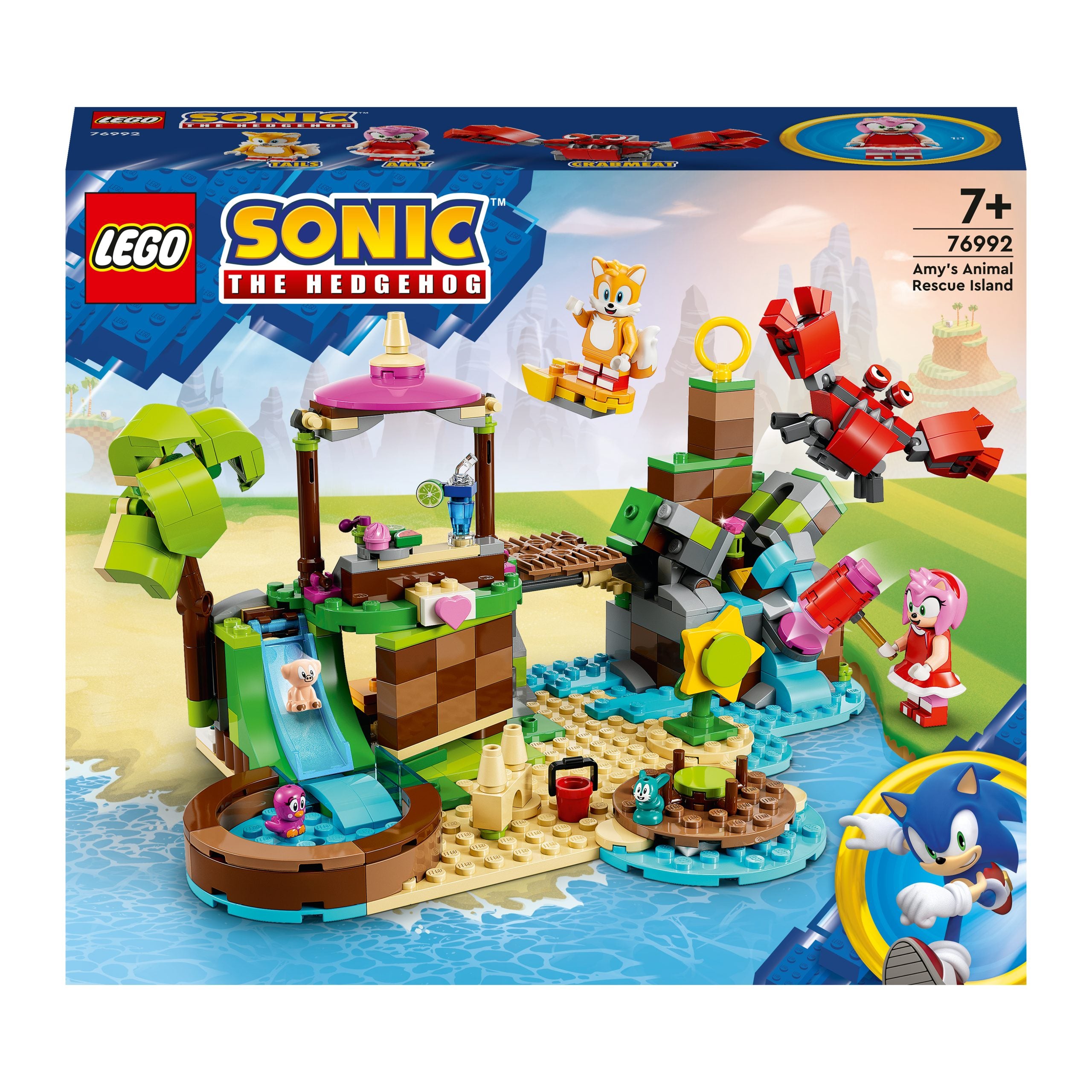 76992 LEGO Sonic Lisola del soccorso animale di Amy