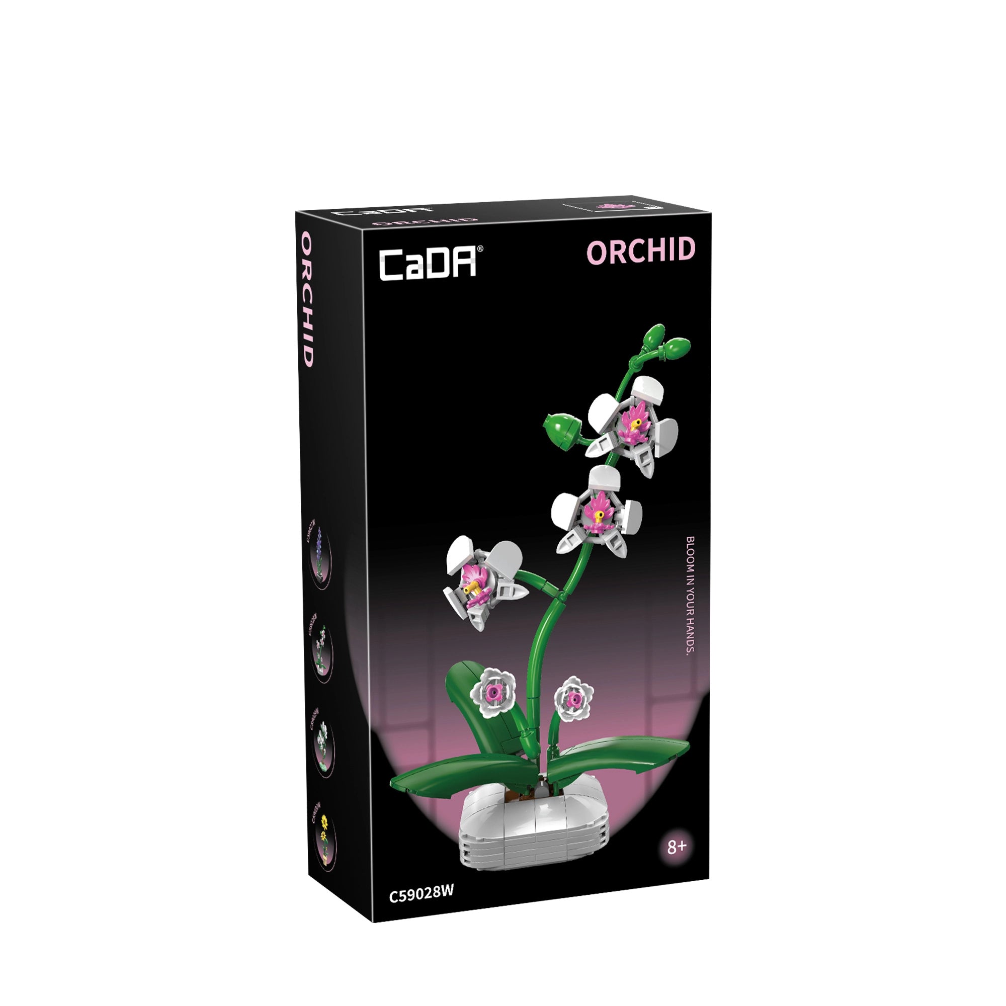 CADA Orchidea - Pianta Decorativa in Mattoncini - 237 Pezzi
