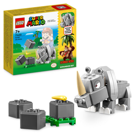 71420 LEGO Super Mario Pack di espansione Rambi il rinoceronte