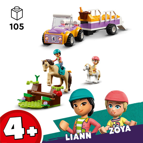 42634 LEGO Friends Rimorchio con cavallo e pony