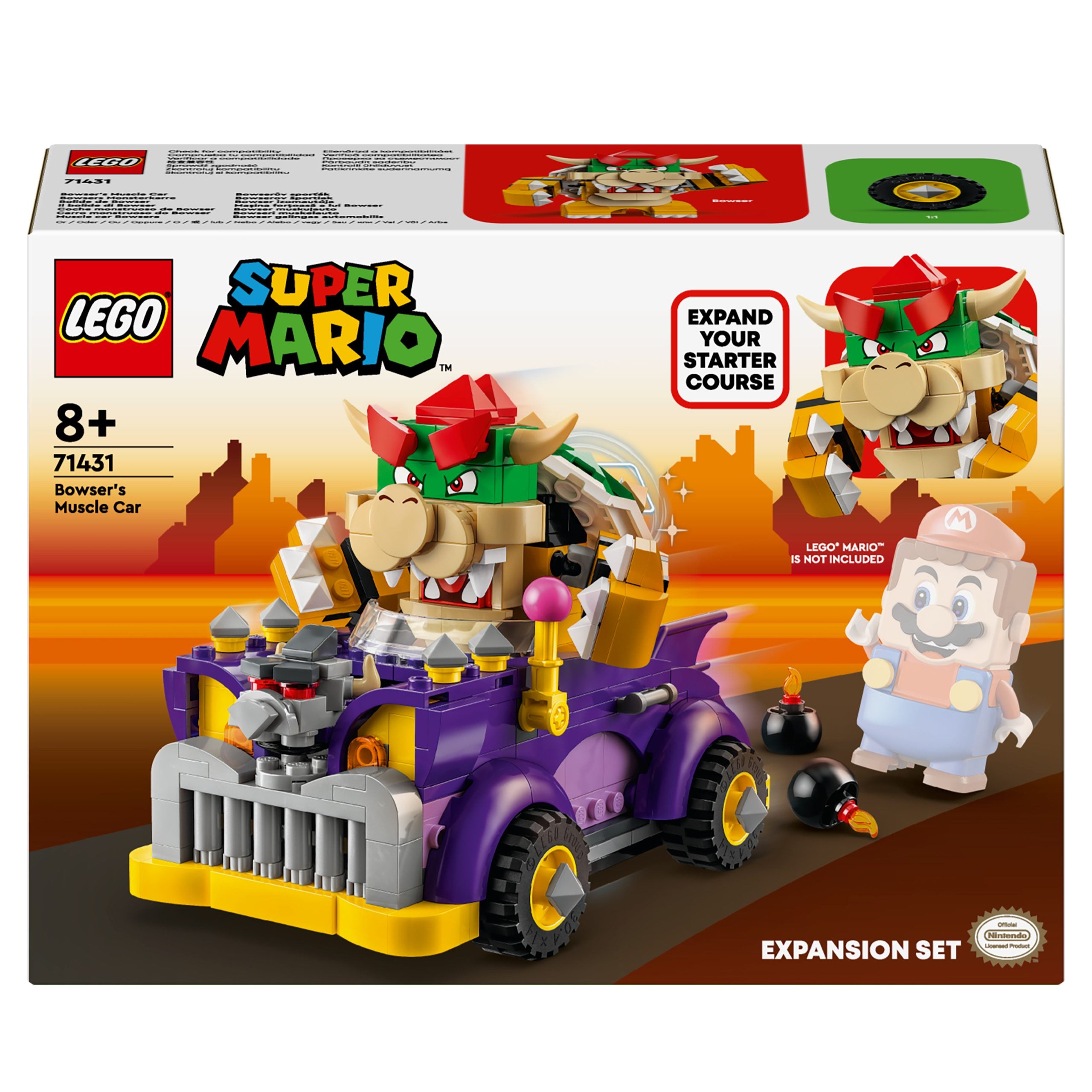 71431 LEGO Super Mario Pack di espansione Il bolide di Bowser