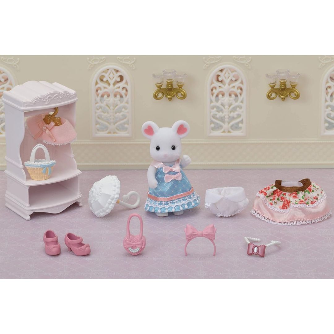 5540 Sylvanian Families - Set da gioco Fashion per la città - Topino bianco