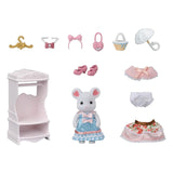 5540 Sylvanian Families - Set da gioco Fashion per la città - Topino bianco