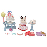 5646 Sylvanian Families - Set Party - ragazza Gatto Tuxedo