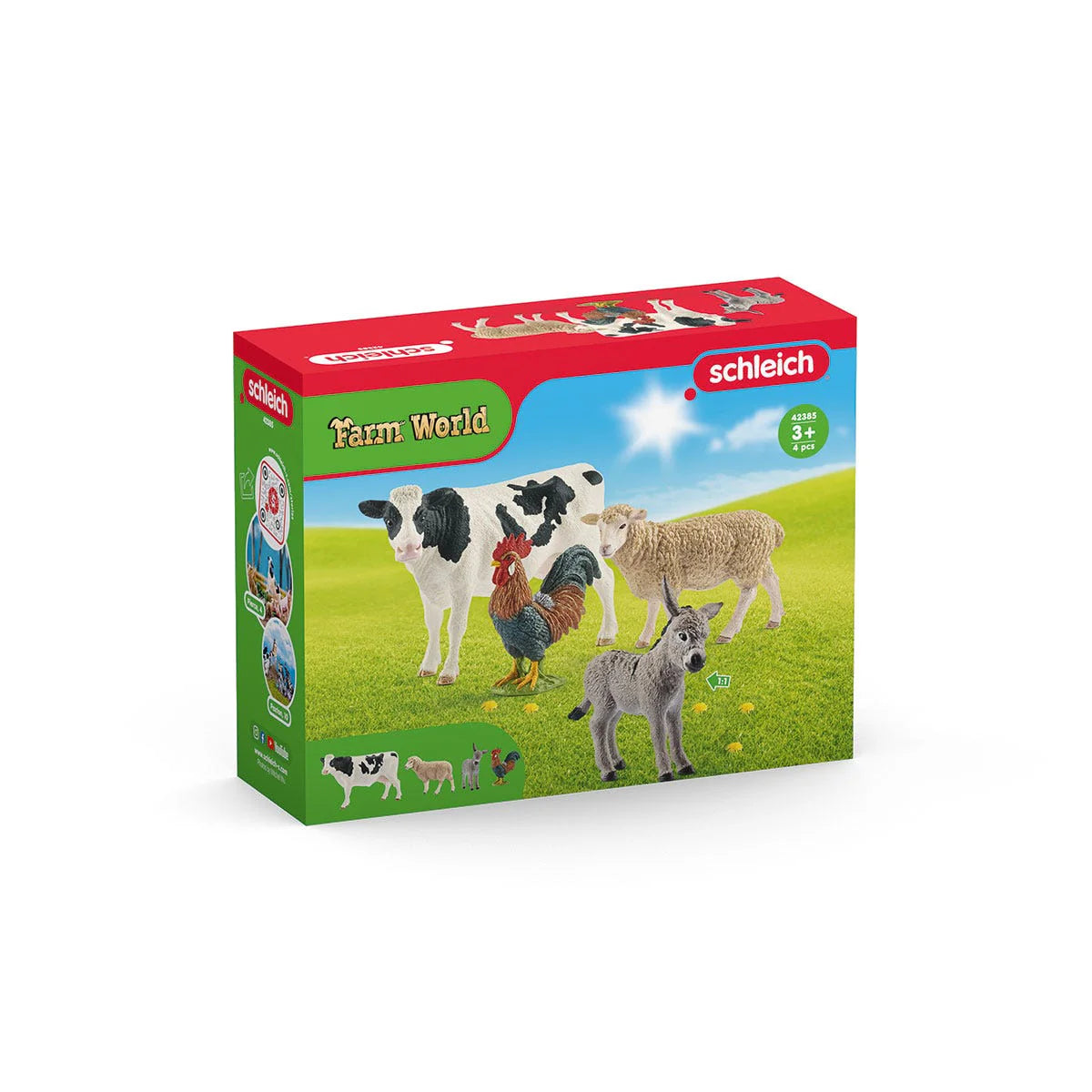 42385 Schleich Farm World - Starter Set Farm World (con 4 animali)