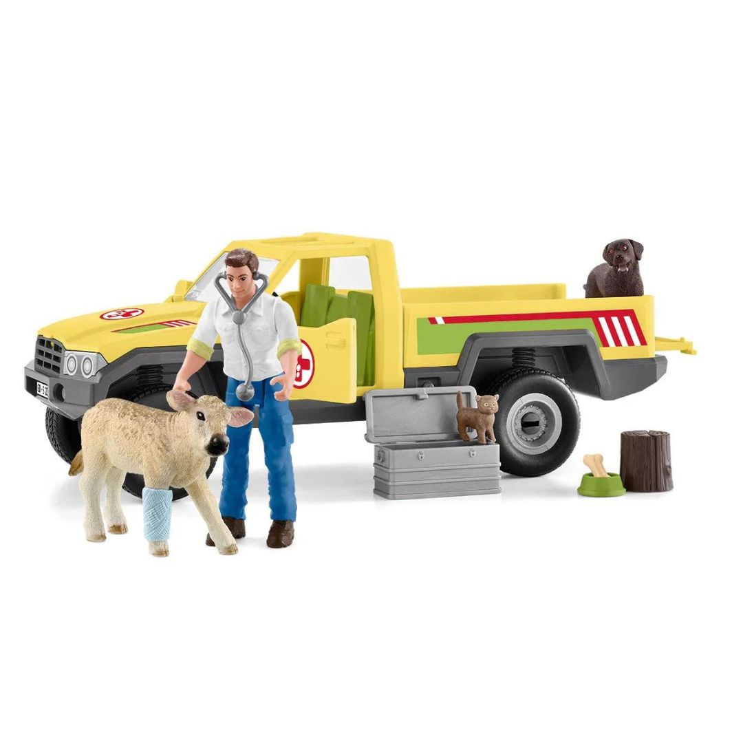 Farm World Schleich-s - 42503 Pick Up Del Veterinario