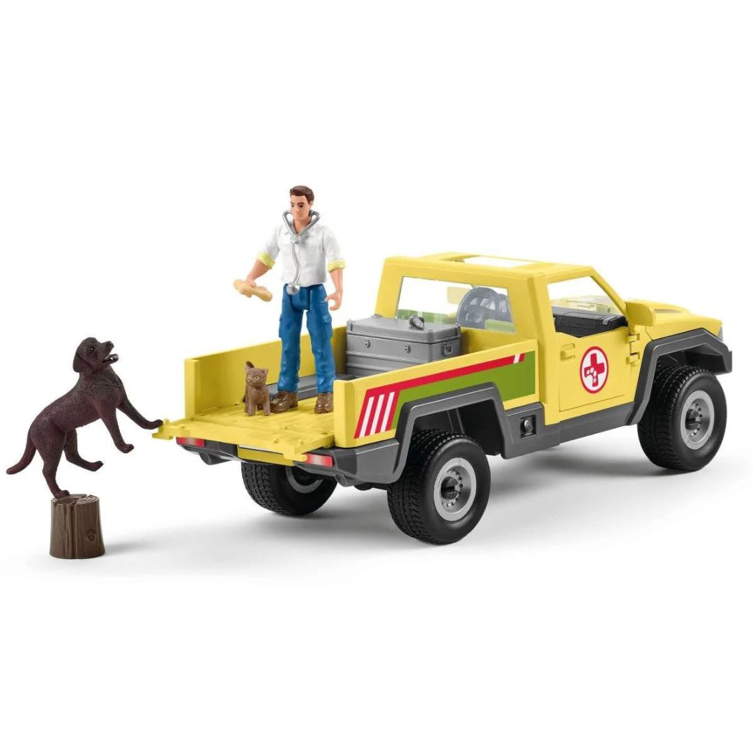 Farm World Schleich-s - 42503 Pick Up Del Veterinario