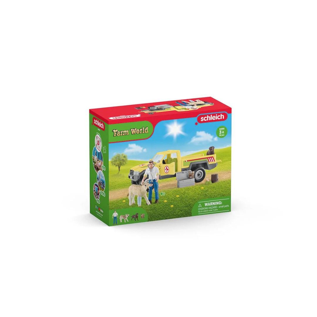 Farm World Schleich-s - 42503 Pick Up Del Veterinario