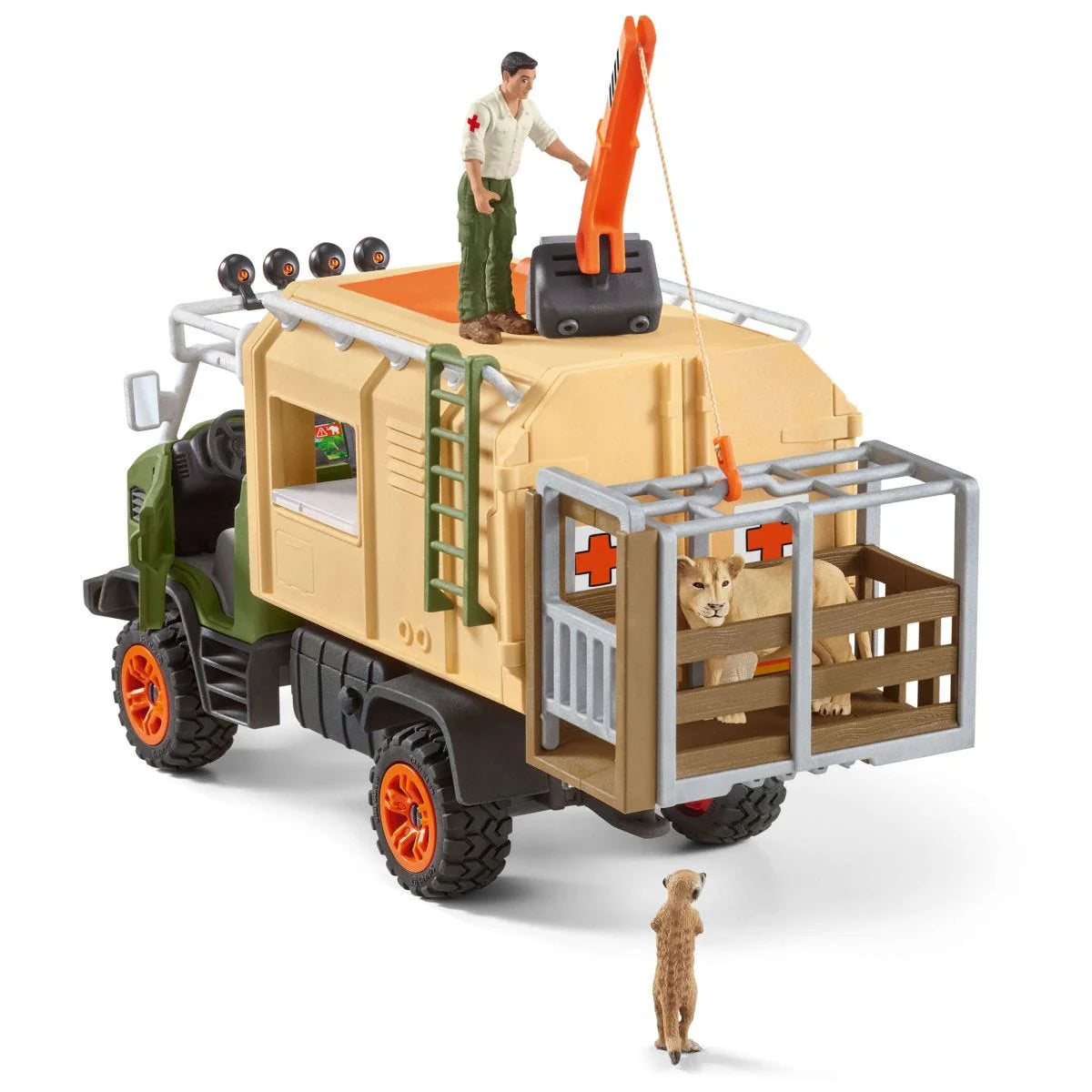 42475 Schleich Wild Life - Camion per il salvataggio degli animali