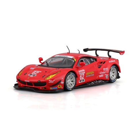 18-36301 Bburago Ferrari Racing - Ferrari 488 GTE (2017) #62 - 1:43