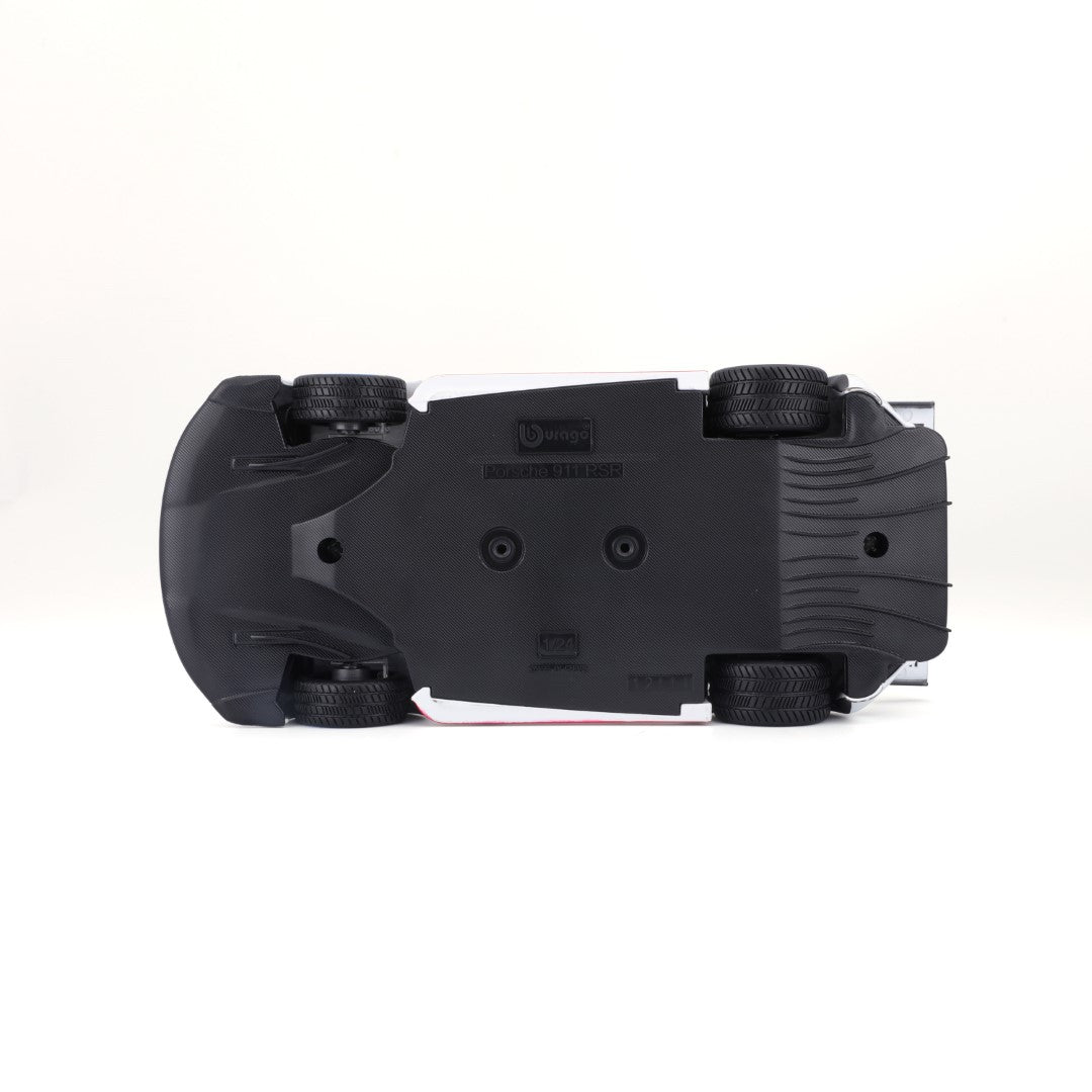 18-28013 Bburago Race - Porsche 911 RSR GT, bianca - Scala 1:24