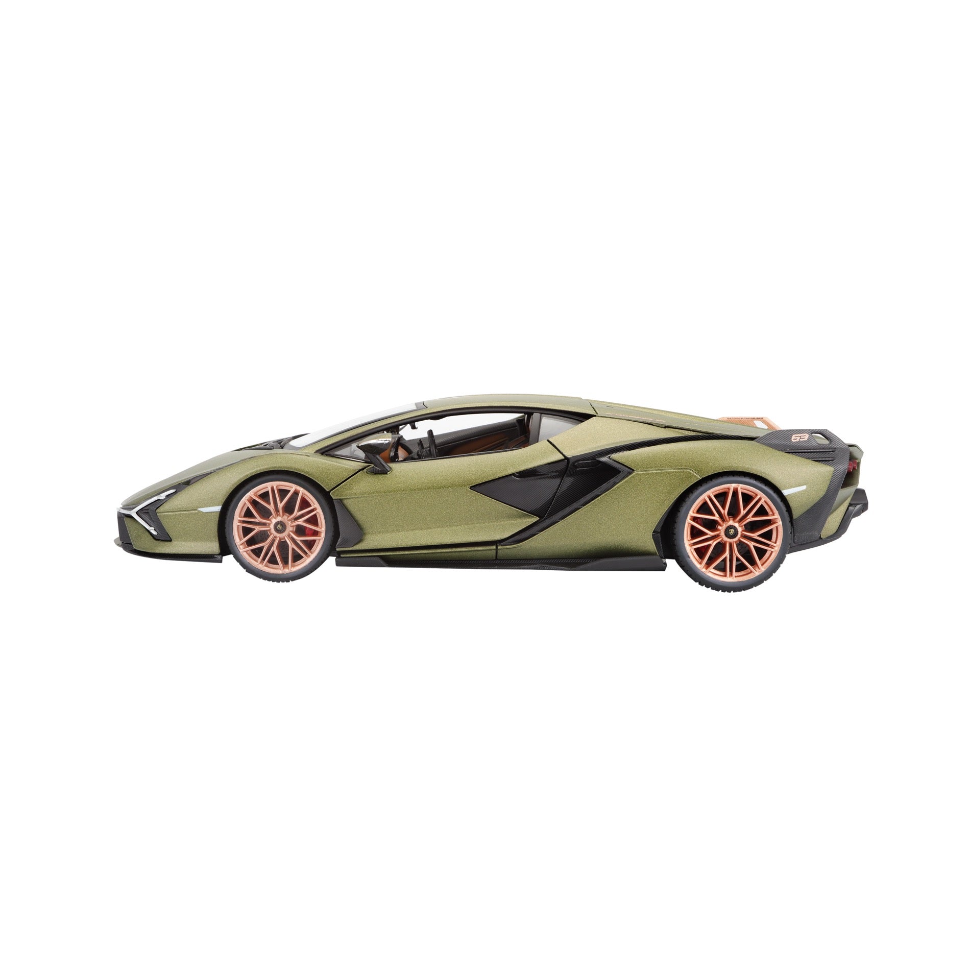 18-11046 Bburago - Lamborghini Sin FKP 37 Metal Matt Green - 1:18