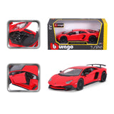 18-21079 Bburago - Lamborghini Aventador SV Coupé Red - 1:24