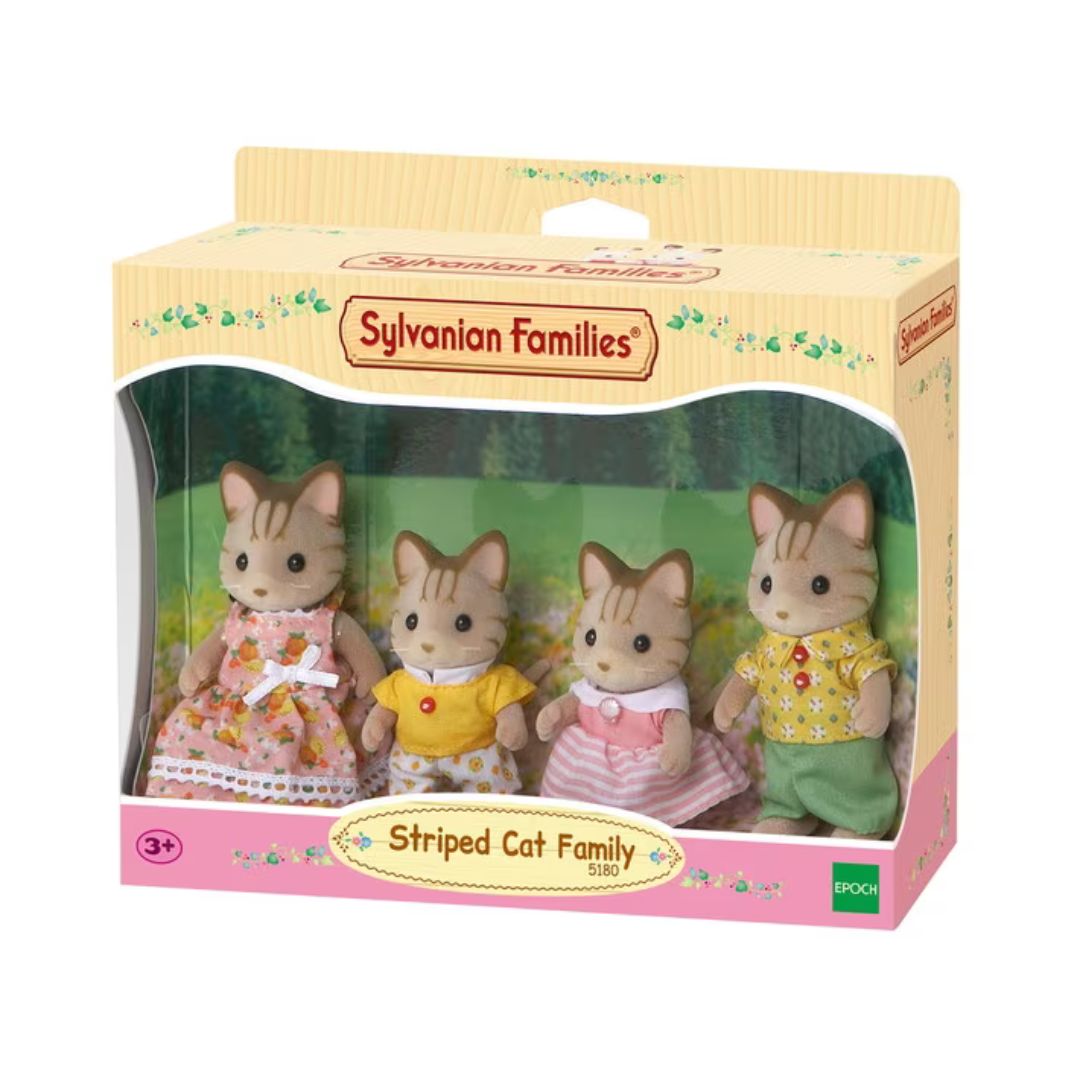 5180 Sylvanian Families - Famiglia Gatto Striato