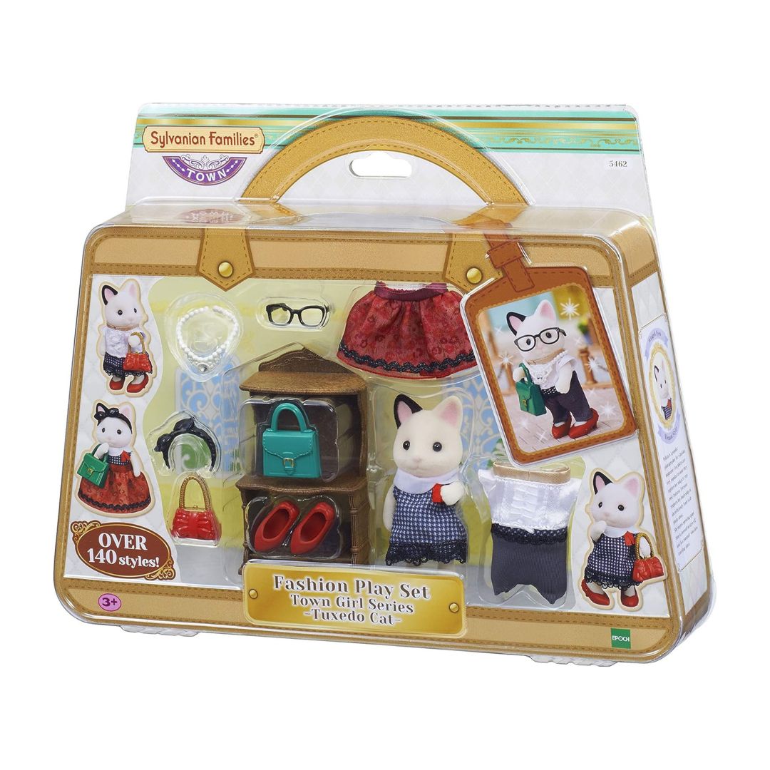 * 5462 Sylvanian Families - Set da Gioco Fashion per la città - Gatti Tuxedo