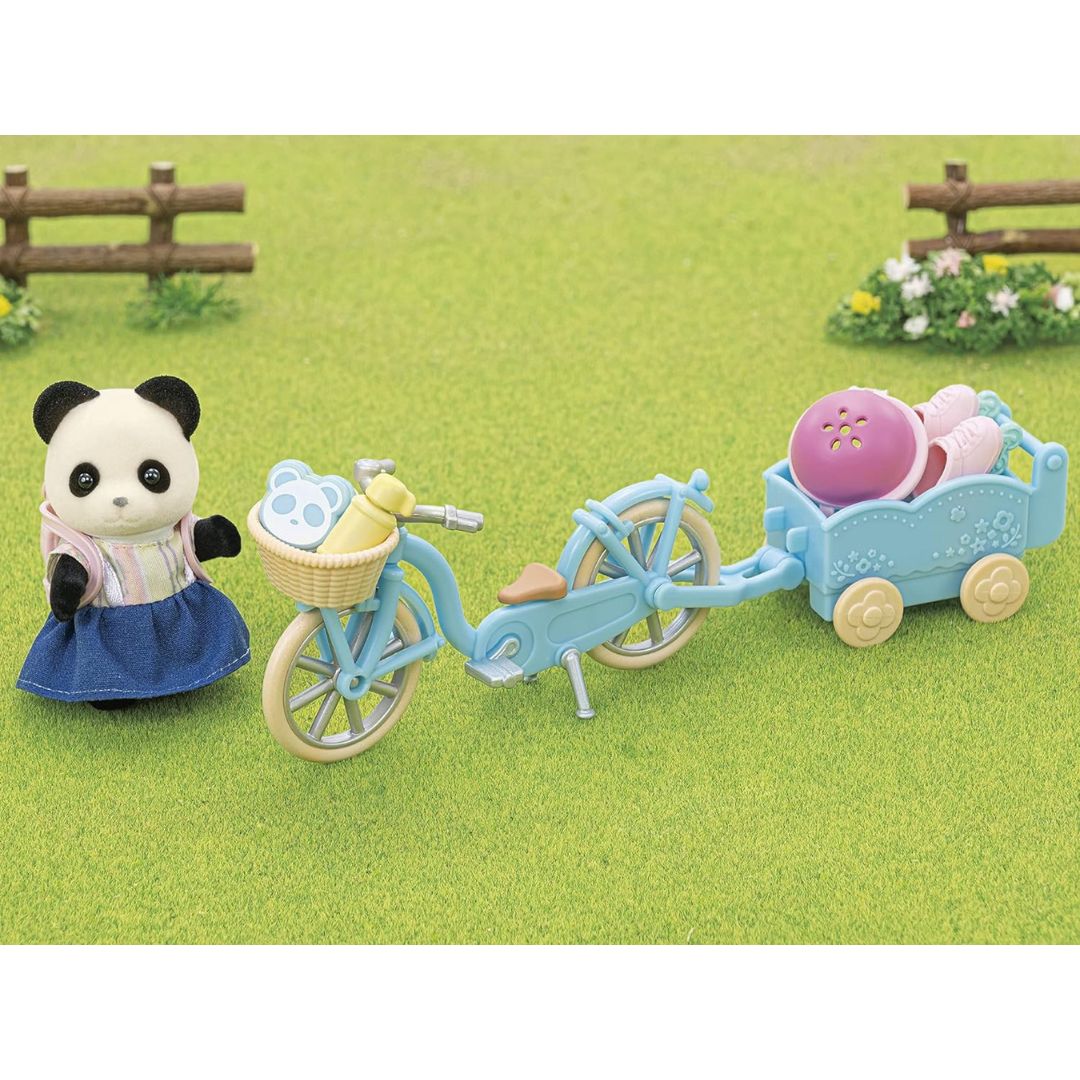 5652 Sylvanian Families - Set Bici e Pattini - Ragazza Panda -