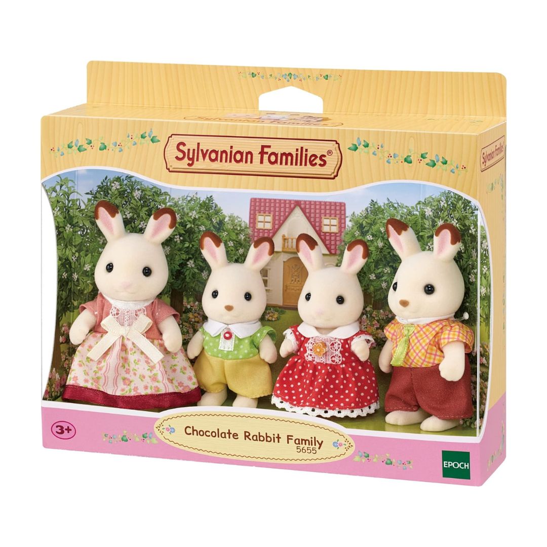 5655 Sylvanian Families-  Famiglia Coniglio Cioccolato -