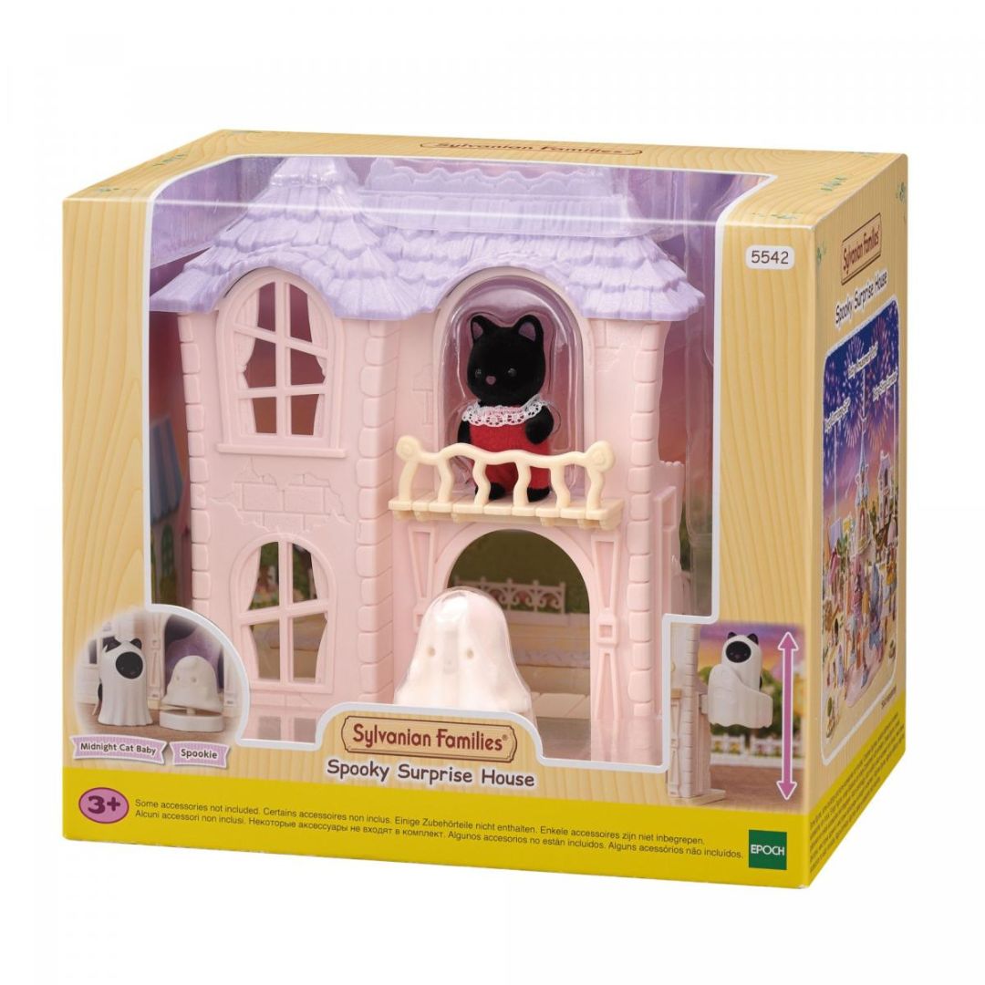 5542 Sylvanian Families - Casa stregata con Bebè gatto nero