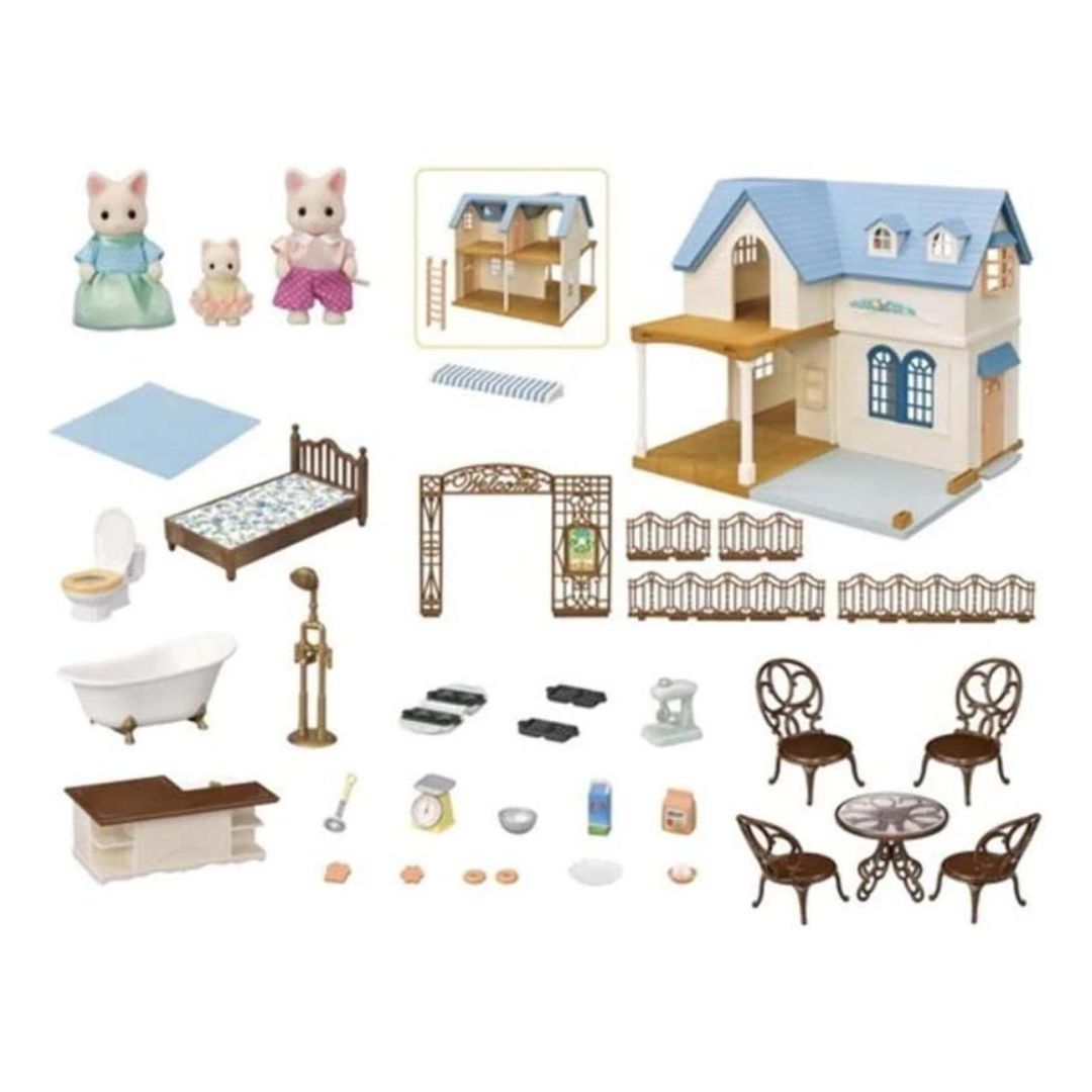 5609 Sylvanian Families - Casa con cortile - Gift Set