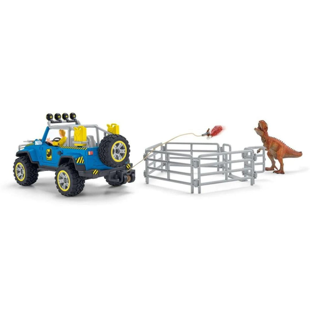 41464 Schleich-s - VEICOLO 4X4 CON DINOSAURO