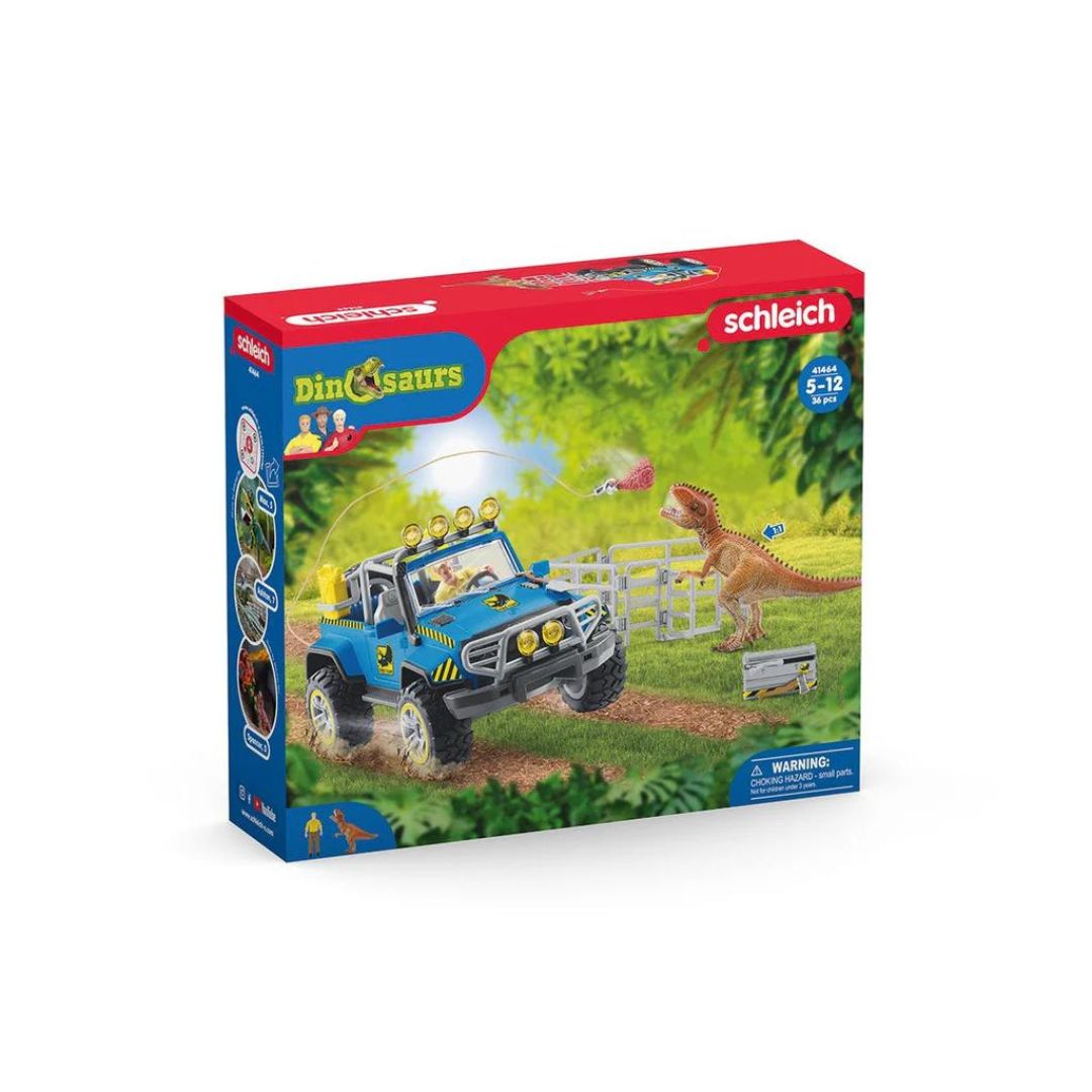 41464 Schleich Dinosauri - Veicolo 4x4 + Giganotosauro