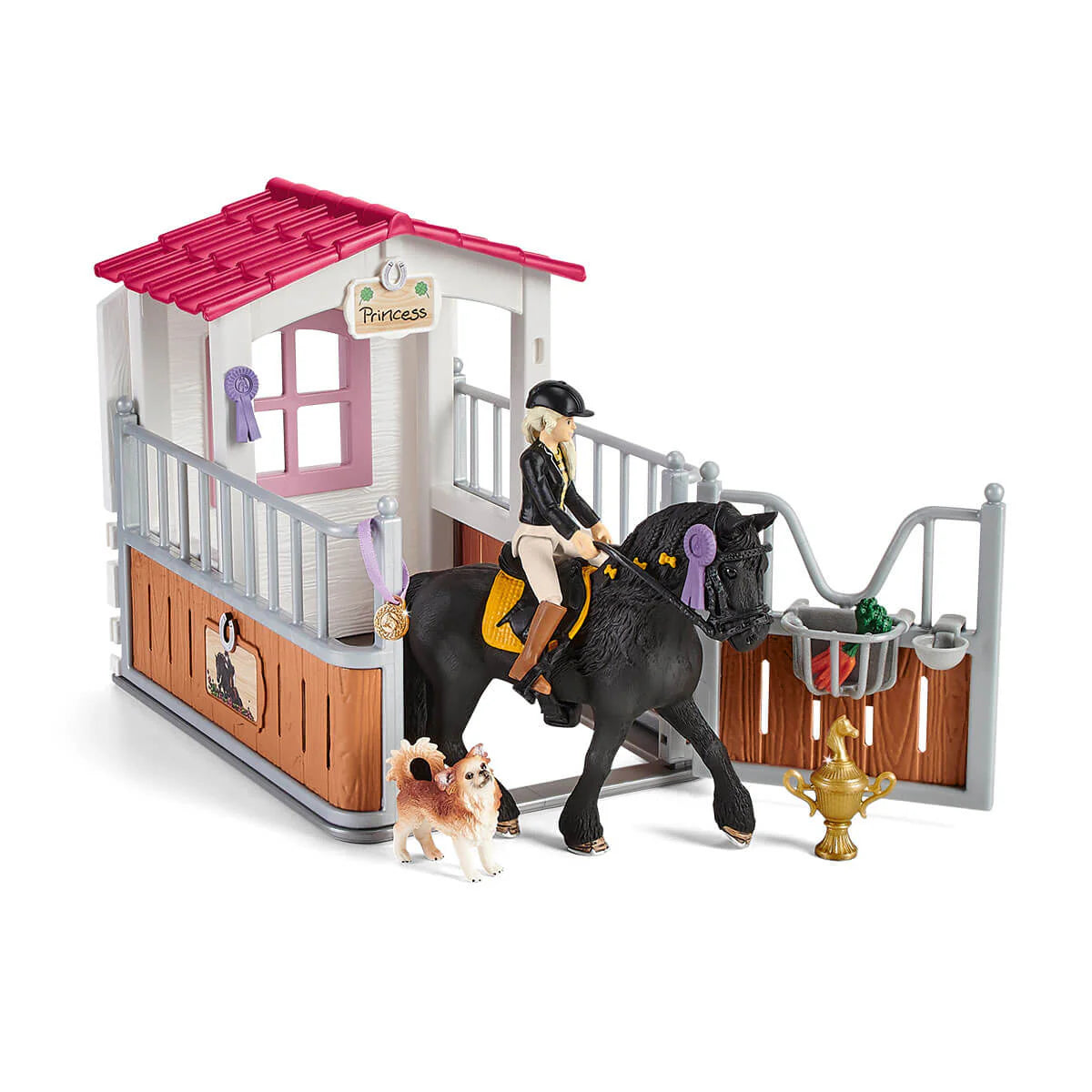 42437 Schleich Horse Club - Box dei cavalli con Tori & Princess