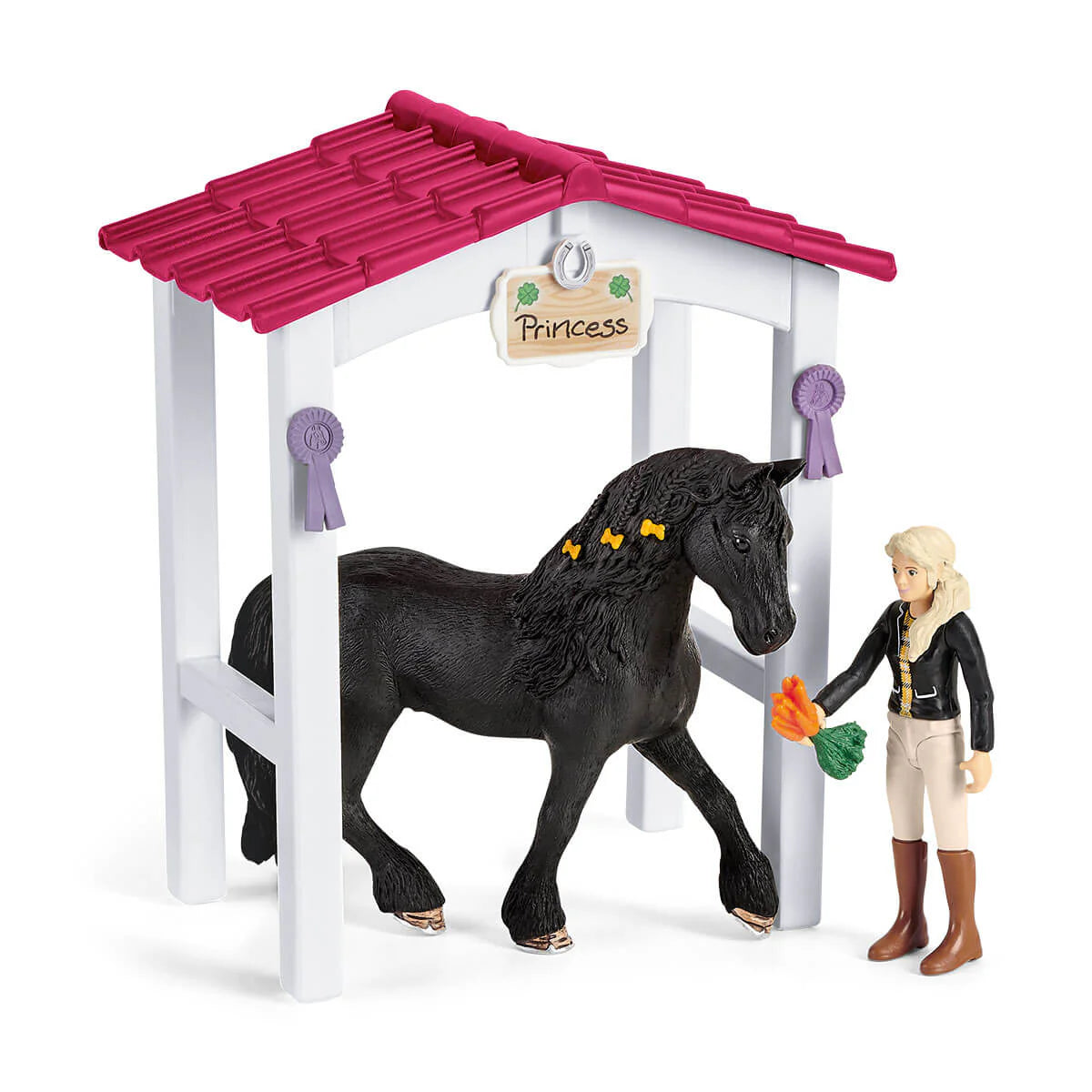 42437 Schleich Horse Club - Box dei cavalli con Tori & Princess