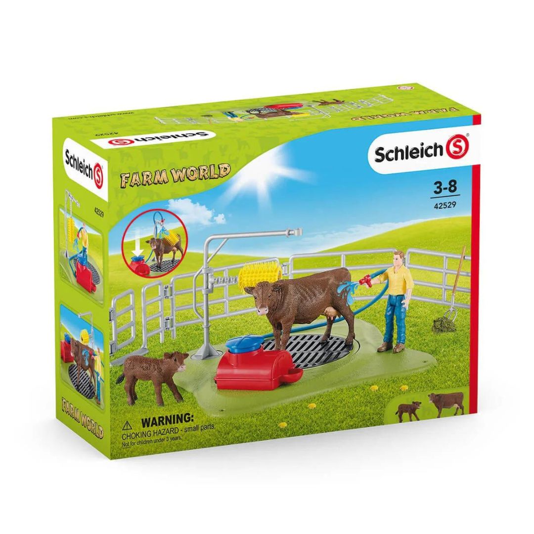 42529 Schleich Farm World - Stazione di lavaggio mucche