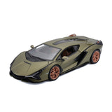 *18-21099 GN Bburago - Lamborghini Sian FKP 37, verde - Scala 1:24