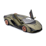 *18-21099 GN Bburago - Lamborghini Sian FKP 37, verde - Scala 1:24