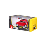 * 18-22099 Bburago - FIAT 500L (1968), rosso - Scala 1:24