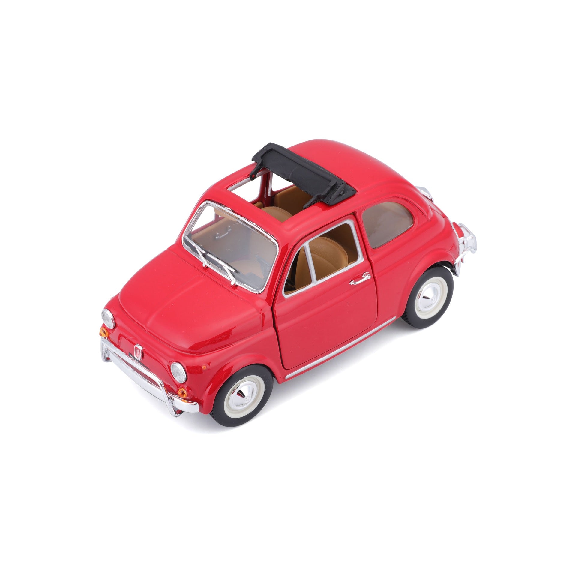 * 18-22099 Bburago - FIAT 500L (1968), rosso - Scala 1:24