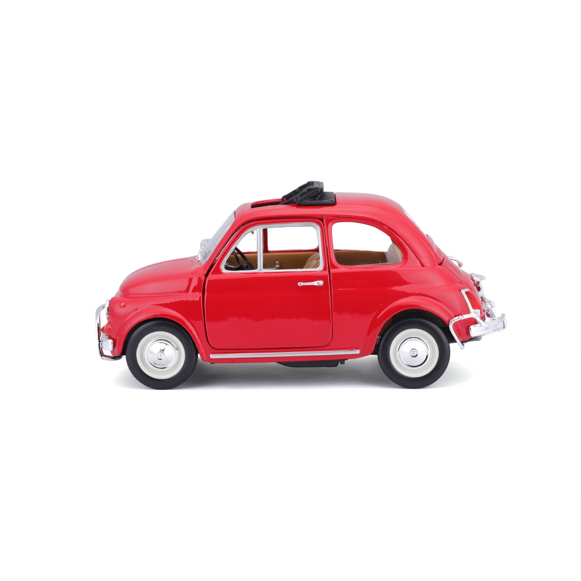 * 18-22099 Bburago - FIAT 500L (1968), rosso - Scala 1:24