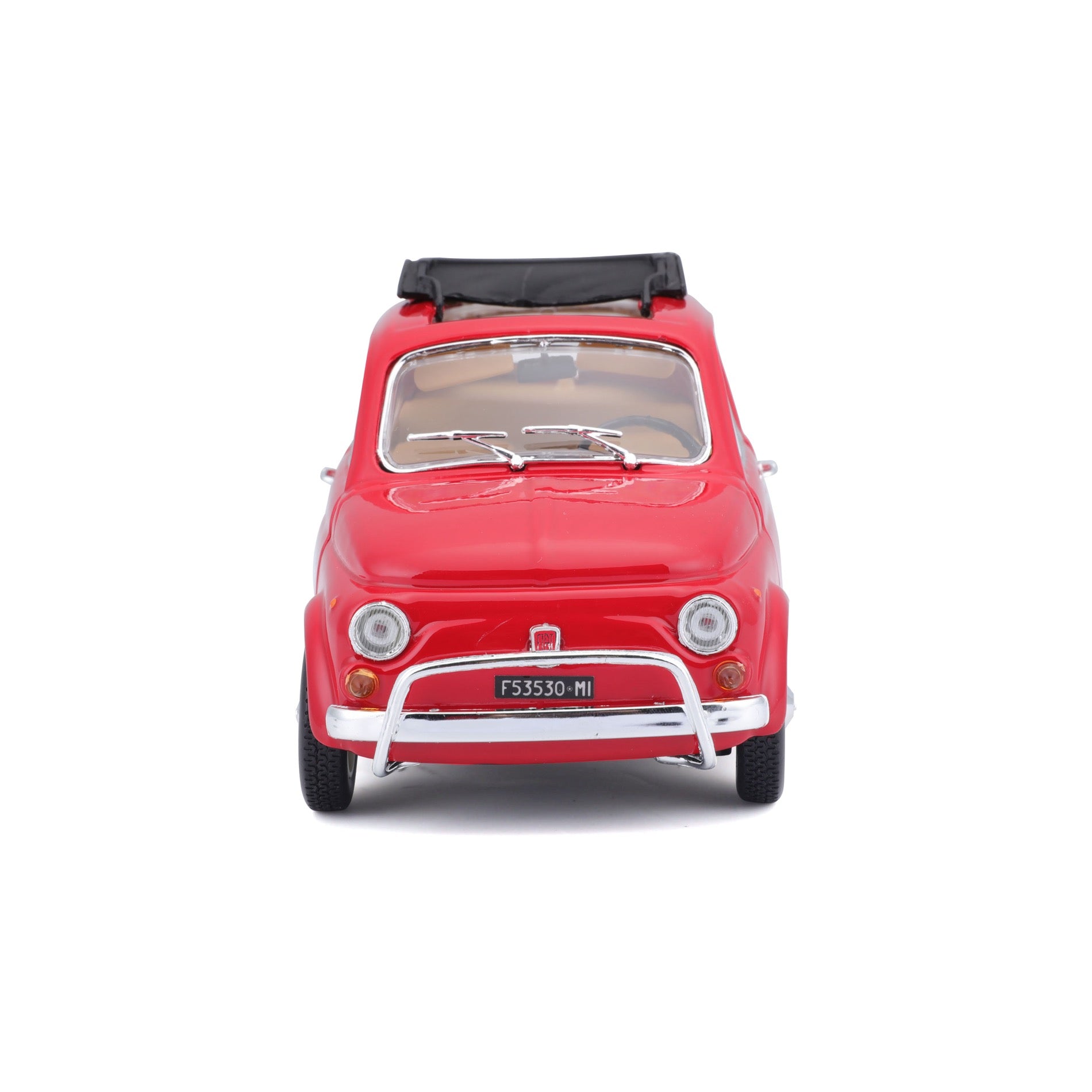 * 18-22099 Bburago - FIAT 500L (1968), rosso - Scala 1:24