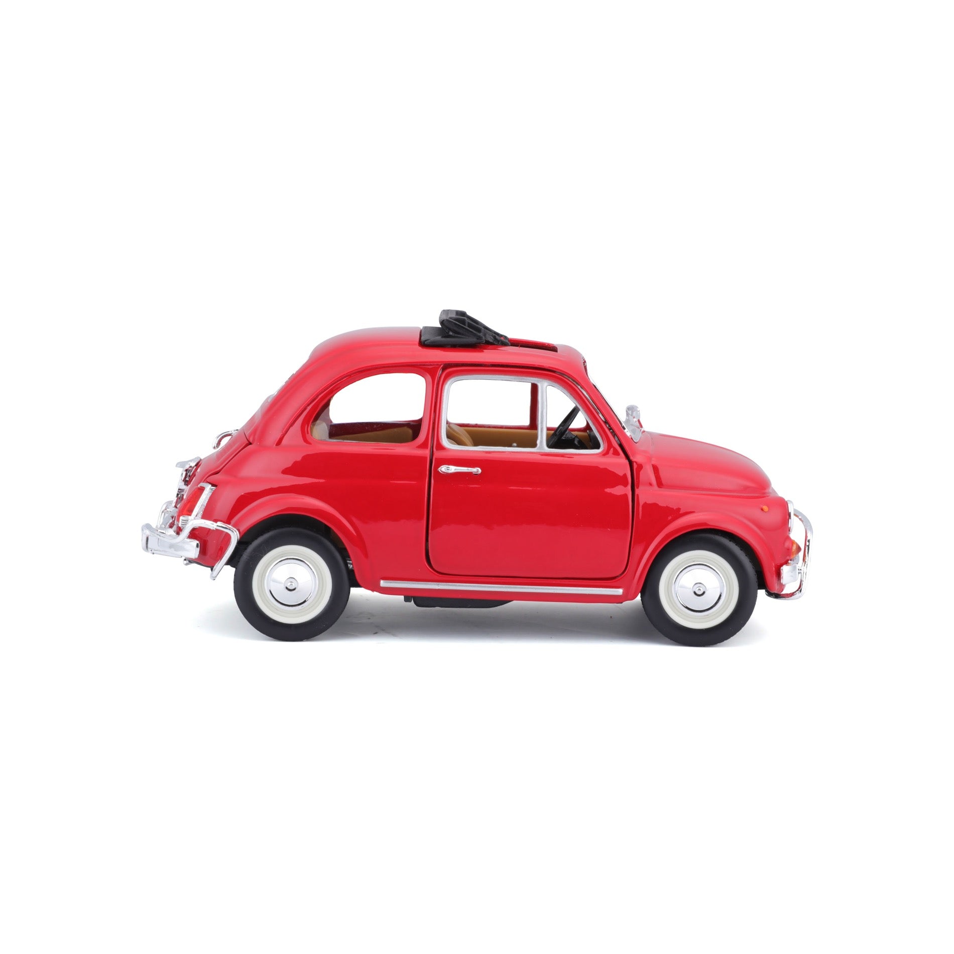 * 18-22099 Bburago - FIAT 500L (1968), rosso - Scala 1:24