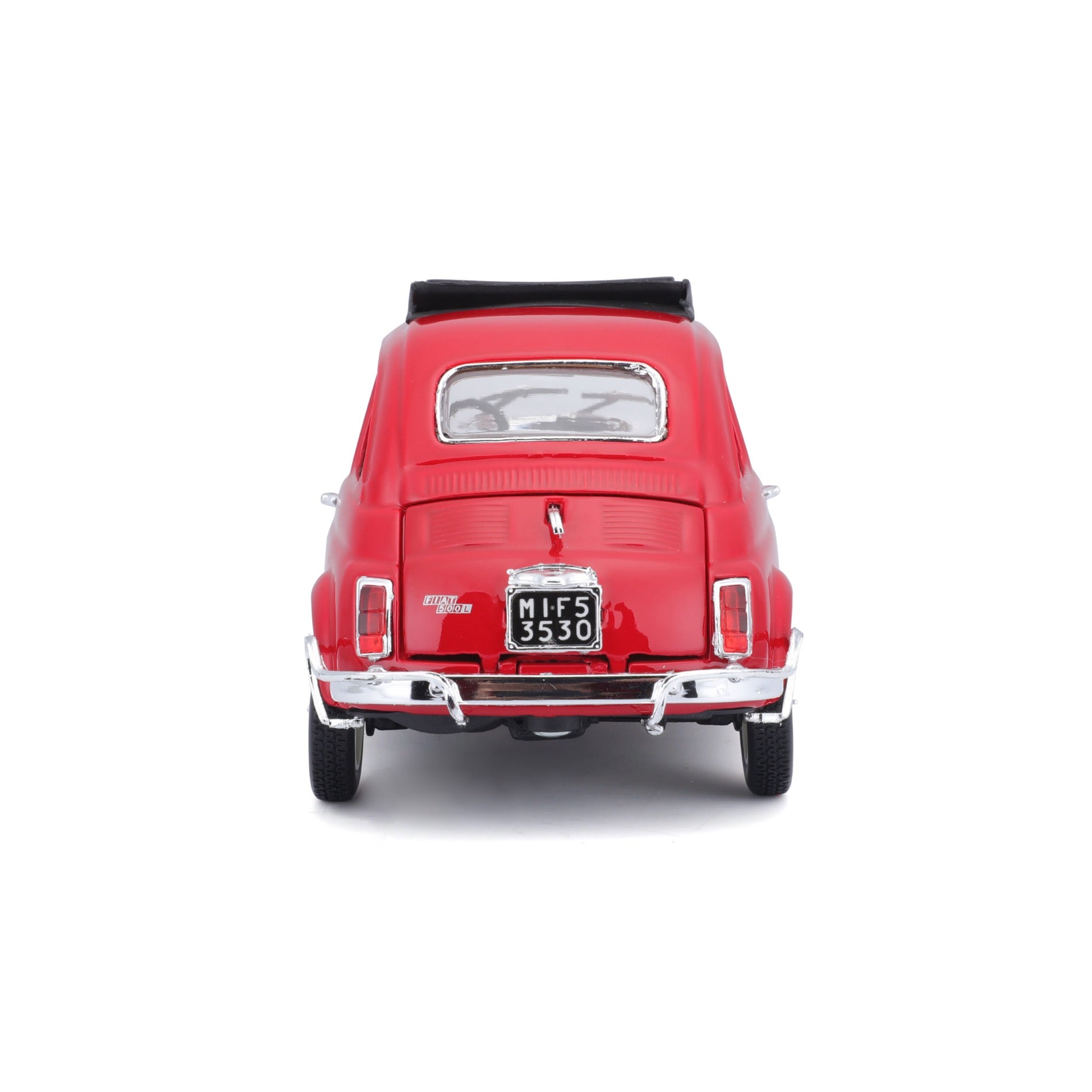 * 18-22099 Bburago - FIAT 500L (1968), rosso - Scala 1:24