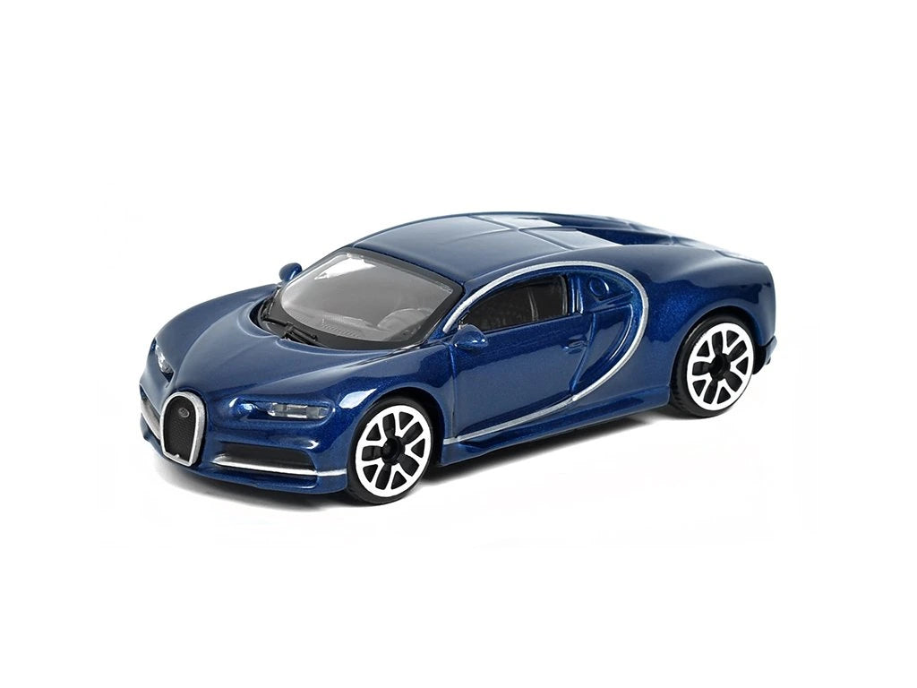 18-30348 Bburago Street Fire - Bugatti Chiron, blu - Scala 1:43