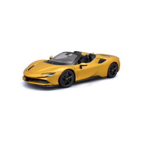 18-16016 Bburago Ferrari  R&P - Ferrari SF90  Spider, oro - Scala 1:18