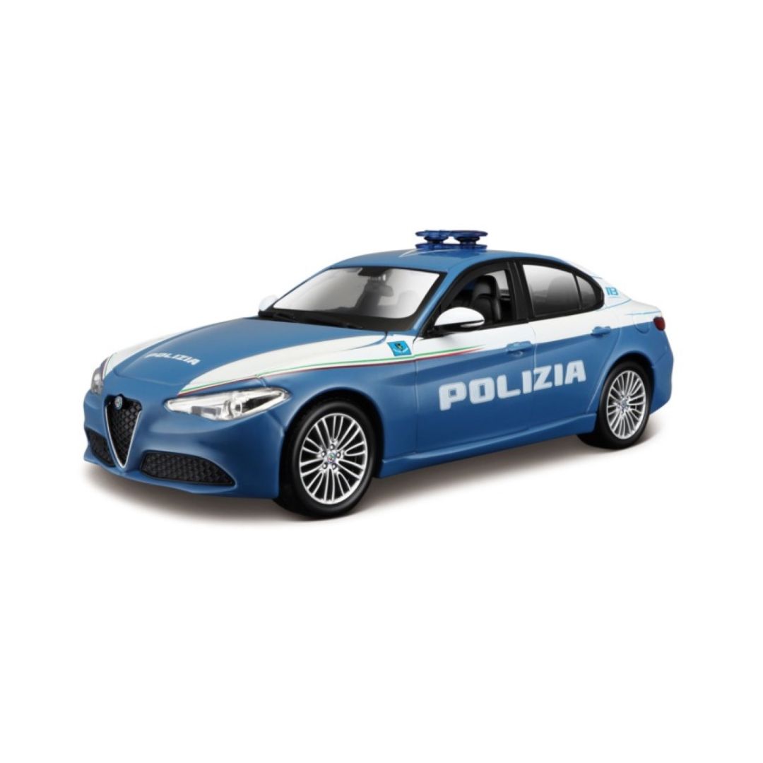 18-30387 (28-30329) Bburago - Alfa Romeo Giulia Polizia - Scala 1:43