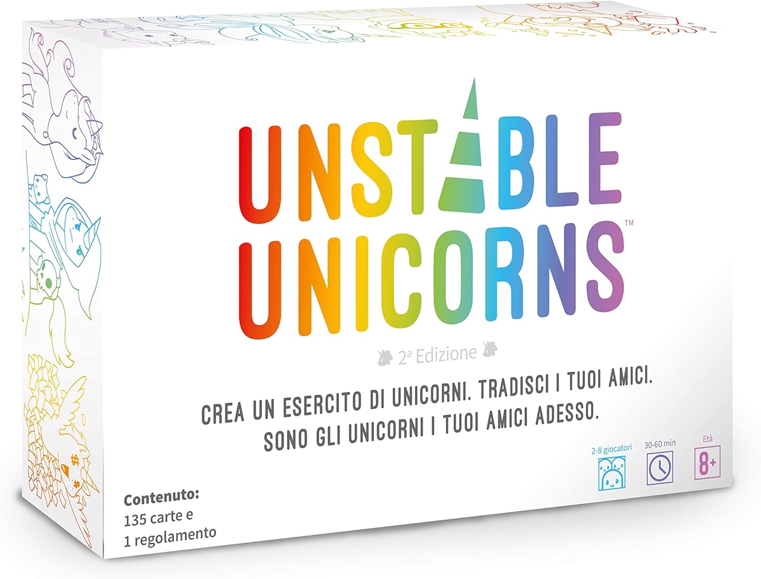 ASMODEE 8567- Unstable Unicorns - gioco di carte