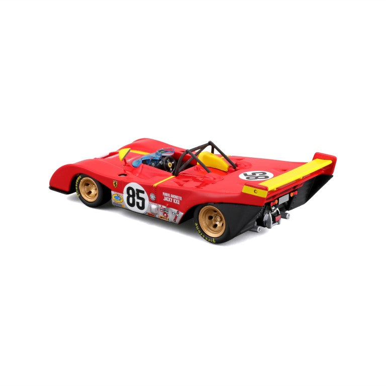 18-36302 - Bburago - 1:43 - Ferrari Racing - 312 P 1972 - #85 Rossa