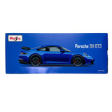 36458 Bburago Maisto - Porsche 911 GT3 (2022), blu - Scala 1:18